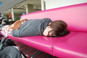 Sleeping at CDG